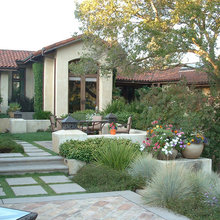 front courtyard