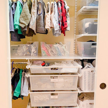 Closet Organizing - Master, Tween, Office/Guest and Linen