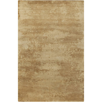 Slice Of Nature Hand-Knotted Wool Rug By Candice Olsen, Gold, 8'X11