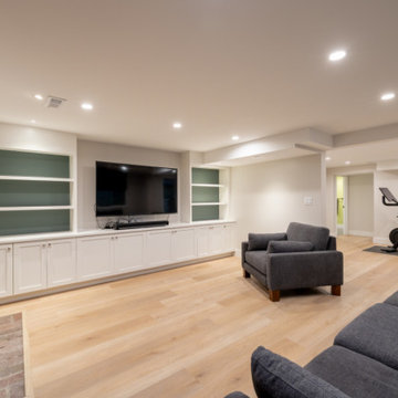 West Seattle Basement Remodel Built for Everyday Living and Entertaining