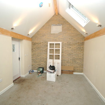 Barn converted home office