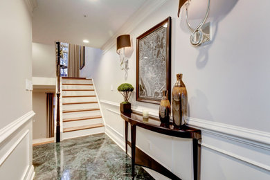 Transitional home design photo in DC Metro