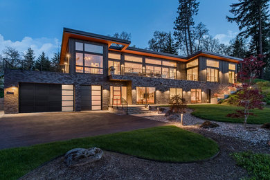 Contemporary exterior home idea in San Luis Obispo