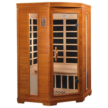 Dynamic "Heming" 2-person corner Low EMF Far Infrared Sauna