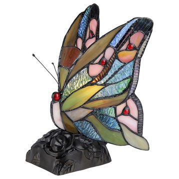 Jacy 6 1-Light Butterfly Accent Table Lamp