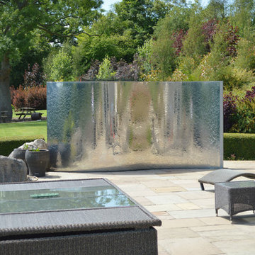 Large Modern Stainless Steel Water Feature