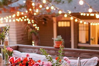 Inspiration for a rustic patio remodel in Philadelphia