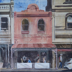 "Melbourne Summer 2 (Always Coffee Season)" by Julie Haysom - Paintings