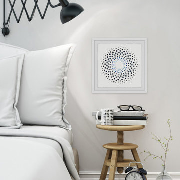 "Dot Fantasy" Framed Painting Print