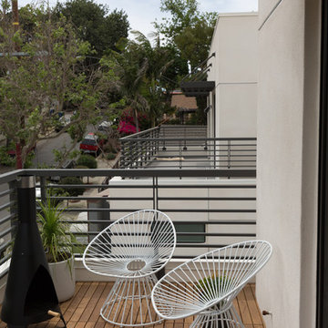 White Metal Hoop Chairs