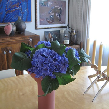 Seattle Sustainable MCM: Eclectic Dining Room