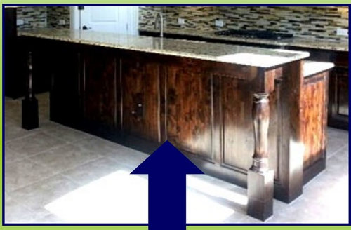 Wood Wrap Around Kitchen Island