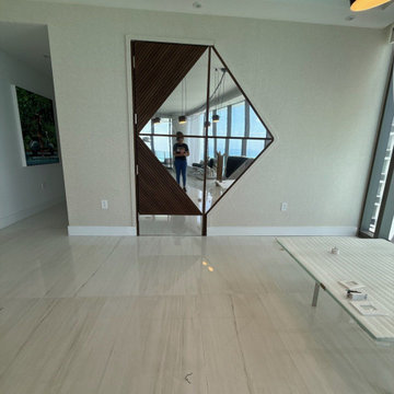 Wallpaper installation Living Room in Sacramento