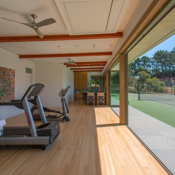 Remodel addition: Gym, tennis court, bar