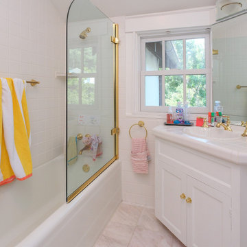 New White Window in Lovely Bathroom - Renewal by Andersen San Francisco Bay Area