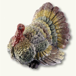 Opulent Turkey Tablepiece - Holiday Accents And Figurines