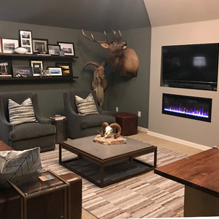 Rustic Luxe Man Cave