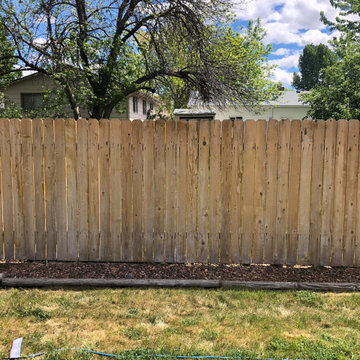 Fence Powerwash and Stain