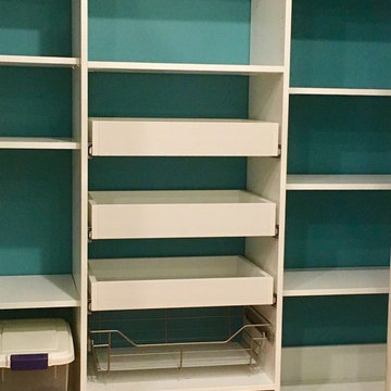 Reach-in White Pantry