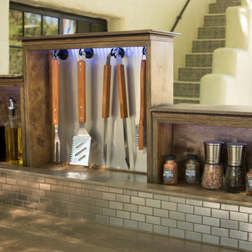 Outdoor Grill Storage