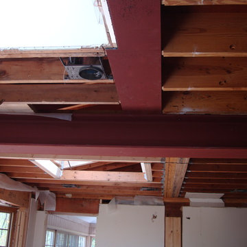Lake Forest - New Steel Beam and Columns for New Kitchen
