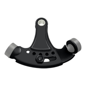 Bright Nickel Rubber Tip Emtek 2241 Solid Brass Hinge Pivot Stop