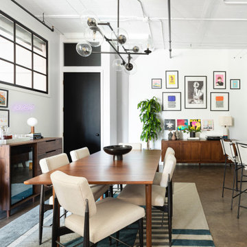 Lived-In Luxe Loft: Dining Room