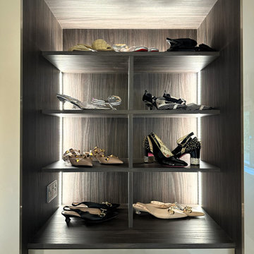 Bespoke Luxurious Dressing Room In Warm Tones