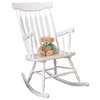 Kidkraft Home Indoor Outdoor Relaxing Rubberwood Adult Rocking Chair White