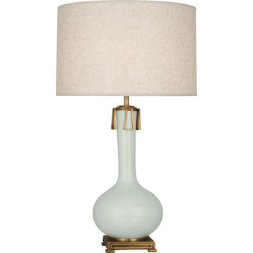 Athena Table Lamp, Celadon