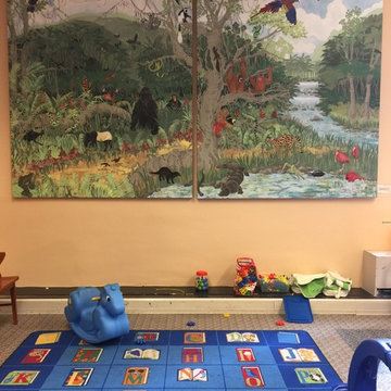 Cleveland Public Library mural on canvas