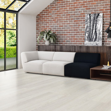 Living room and office floors