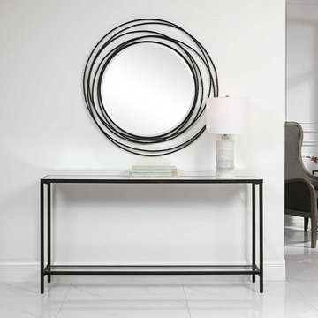Modern Console Tables with Lucite