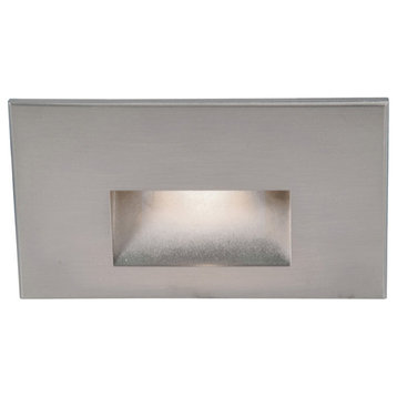 WAC Lighting LEDme Horrizontal Outdoor Step and Wall Light 120V, Stainless Steel