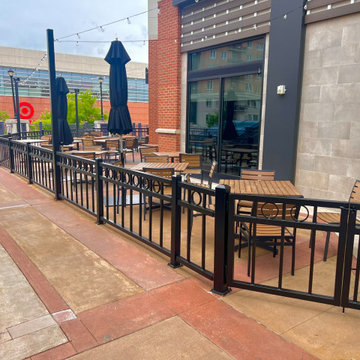 Modern Metal Railings @ Annapolis Restaurant