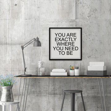 "Where You Need to Be II" Framed Painting Print