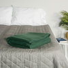 Dark Green Fleece Blanket Twin/Twin Xl 60X96