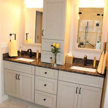 Montgomery County bathroom & family room home renovation in Potomac, MD