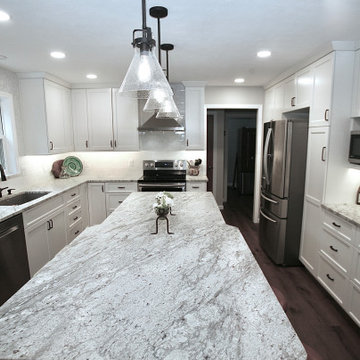 Centerville kitchen, flooring, 2022