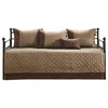 Madison Park Boone 6 Piece Reversible Daybed Cover Set, Brown