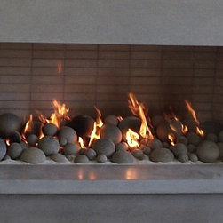 Linear gas fireplaces - Products