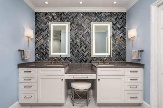 Transitional Bathroom by Atwood: Fine Architectural Cabinetry