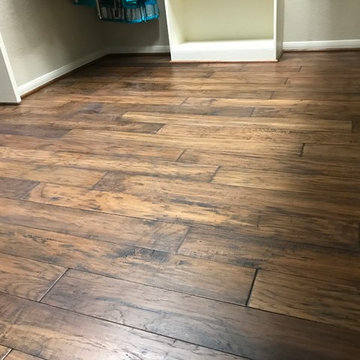Engineered Hickory Fawn - Glue Down Project