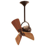 Matthews Fan - Bianca Direcional 16" Directional Ceiling Fan, Bronzette - Unique and versatile, the fan head of the Bianca Direcional ceiling fan can be infinitely positioned in a 180-degree arc, forward and reverse, to provide maximum, directional airflow. The Bianca can be hung in small, awkward spaces or in front of HVAC ducts to make more efficient the heating, ventilation or air conditioning of any space.