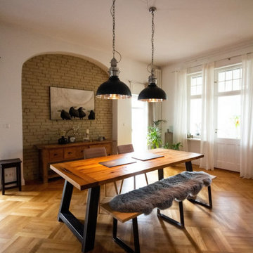 Pecan Modern Farmhouse Table
