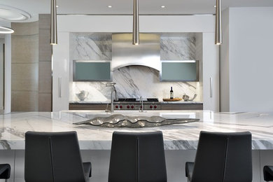 Vaughan New home kitchen by Moscone Marble