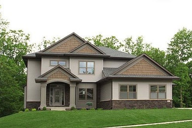 Elegant exterior home photo in Cedar Rapids