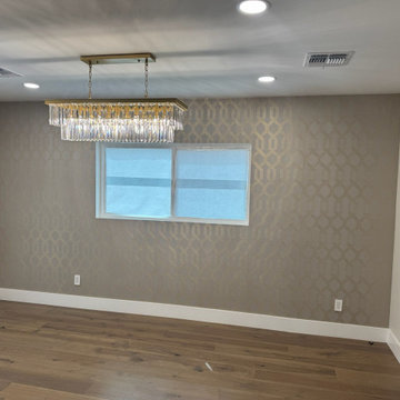 Wallpaper installation Guest Room in Paradise
