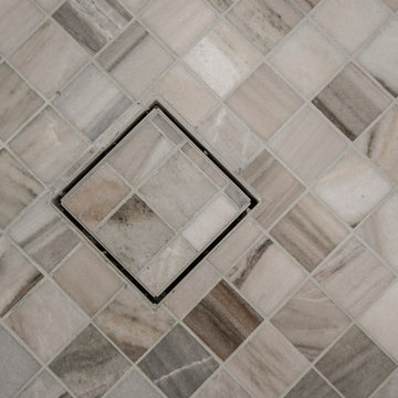 Grey Elegance-Marble Bathroom