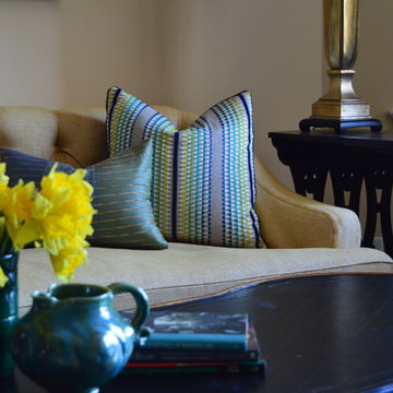 After redecorating.